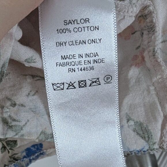 Saylor | Clover Top Smocked Women's Size Large - Picture 4 of 6